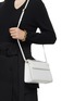 Front View - Click To Enlarge - GIÒSA - Small Coralyne Matte Crocodile Leather Bag
