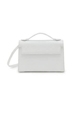 Main View - Click To Enlarge - GIÒSA - Small Coralyne Matte Crocodile Leather Bag