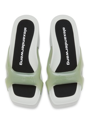 Detail View - Click To Enlarge - ALEXANDERWANG - ‘Aw Sport’ Single Band Platform Slides