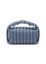 Main View - Click To Enlarge - ALEXANDER WANG - Small 'Scrunchie' All Over Logo Denim Baguette Bag