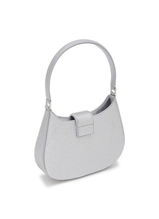 Detail View - Click To Enlarge - ALEXANDER WANG - Small 'W Legacy' All Over Crystal Hobo Bag