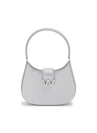 Main View - Click To Enlarge - ALEXANDER WANG - Small 'W Legacy' All Over Crystal Hobo Bag