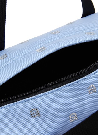Detail View - Click To Enlarge - ALEXANDER WANG - ‘Wangsport’ Crystal Logo Nylon Mini Duffle Bag