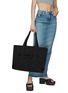 Figure View - Click To Enlarge - ALEXANDER WANG - Logo Knitted Tote Bag