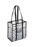 Detail View - Click To Enlarge - ALEXANDER WANG - Small 'The Freeze' Logo Mesh Tote Bag