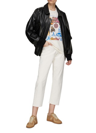 Figure View - Click To Enlarge - MOTHER - ‘The Ditcher’ Cropped Boyfriend Jeans