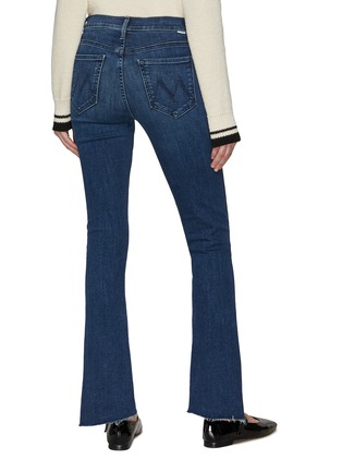 Back View - Click To Enlarge - MOTHER - ‘The Runway’ Step Fray Flared Jeans