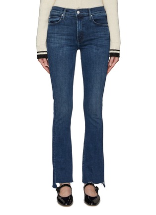Main View - Click To Enlarge - MOTHER - ‘The Runway’ Step Fray Flared Jeans