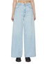 Main View - Click To Enlarge - MOTHER - ‘Snacks’ High Waisted Pushpop Cuff Crop Jeans