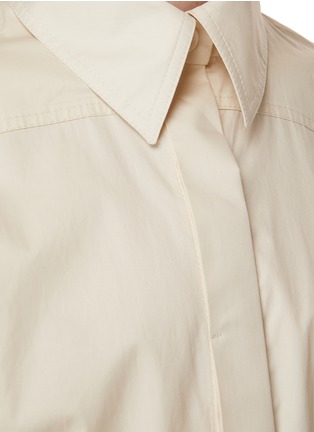  - AERON - ‘Nova’ Belted Nape Cut Out Cotton Shirt Dress