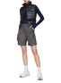 Figure View - Click To Enlarge - SOUTHCAPE - Logo Jacquard Waistband Puffer Vest