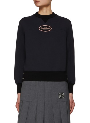 Main View - Click To Enlarge - SOUTHCAPE - Logo Embroidery Sweatshirt