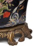 Detail View - Click To Enlarge - WAH TUNG CERAMIC ARTS - Begonia Shape Flower Pot With Bronze Stand