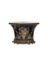 Main View - Click To Enlarge - WAH TUNG CERAMIC ARTS - Begonia Shape Flower Pot With Bronze Stand