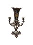 Main View - Click To Enlarge - WAH TUNG CERAMIC ARTS - Vase With Bronze Mounted Candle Sticks