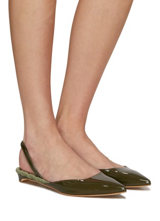 Figure View - Click To Enlarge - AERA - Jackie Patent Leather Slingback Flats