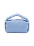 Main View - Click To Enlarge - ALEXANDER WANG - Small 'Scrunchie' All Over 'A' Logo Velvet Baguette Bag