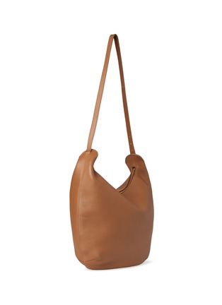 Figure View - Click To Enlarge - THE ROW - ‘Allie’ Milled Leather Crossbody Bag