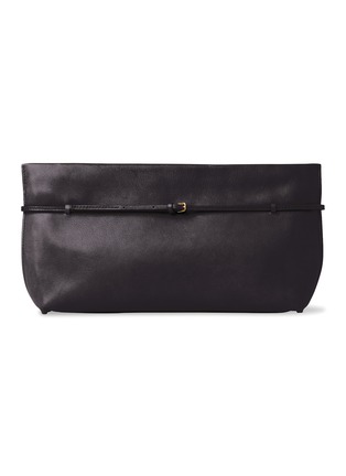 THE ROW | ‘Sienna’ Belt Handle Saddle Leather Clutch