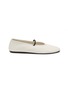 Main View - Click To Enlarge - THE ROW - Elastic Strap Nappa Leather Ballerina Flats