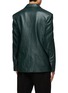 Back View - Click To Enlarge - BOTTEGA VENETA - Leather Double Breasted Blazer