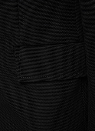  - BOTTEGA VENETA - Ottoman Shawl Collar Tie Front Cotton Blazer