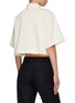 Back View - Click To Enlarge - RECTO - Asymmetric Draped Front Polo Top
