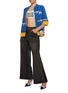Figure View - Click To Enlarge - LILYEVE - Pelican Graphic Beach Towel Collarless Jacket