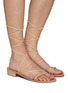 Figure View - Click To Enlarge - ANCIENT GREEK SANDALS - ‘Hara’ Ankle Wrap Leather Sandals