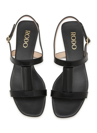 Detail View - Click To Enlarge - RODO - ‘Betty’ Leather Double Strap Sandals
