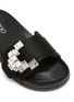 Detail View - Click To Enlarge - RODO - ‘Camilla’ Strass Embellished Satin Slides