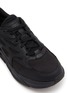 Detail View - Click To Enlarge - HOKA - ‘Clifton L’ Low Top Lace Up Mesh Suede Sneakers