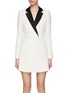 Main View - Click To Enlarge - ALICE + OLIVIA - ‘Kyrie’ Double Breasted Notch Lapel Mini Blazer Dress
