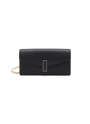 Main View - Click To Enlarge - VALEXTRA - Iside Grained Leather Clutch Bag