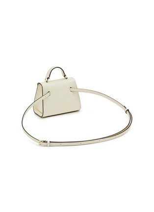 Detail View - Click To Enlarge - VALEXTRA - ‘Borsa Iside’ Millepunte Calf Skin Leather Belt Bag
