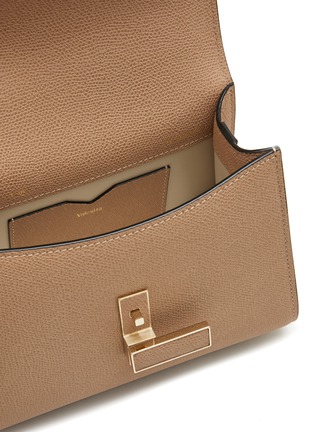 Detail View - Click To Enlarge - VALEXTRA - Micro 'Iside' Grained Leather Shoulder Bag