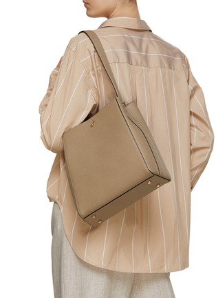 Figure View - Click To Enlarge - VALEXTRA - ‘Brera’ Calfskin Leather Shoulder Bag