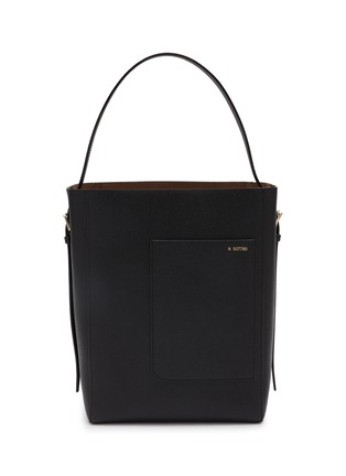 Main View - Click To Enlarge - VALEXTRA - Medium ‘Bucket’ Millepunte Calfskin Leather Shoulder Bag
