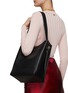 Figure View - Click To Enlarge - VALEXTRA - Medium ‘Bucket’ Millepunte Calfskin Leather Shoulder Bag