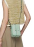 Figure View - Click To Enlarge - VALEXTRA - ‘Tric Trac’ Crossbody Bag