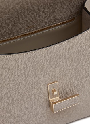 Detail View - Click To Enlarge - VALEXTRA - Medium ‘Iside’ Grained Leather Shoulder Bag