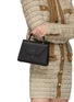 Front View - Click To Enlarge - VALEXTRA - Micro ‘Iside’ Millepunte Calfskin Leather Bag