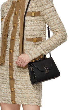 Figure View - Click To Enlarge - VALEXTRA - Micro ‘Iside’ Millepunte Calfskin Leather Bag