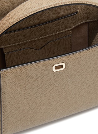 Detail View - Click To Enlarge - VALEXTRA - Brera' Micro Top Handle Calfskin Shoulder Bag