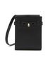 Main View - Click To Enlarge - VALEXTRA - ‘B-Tracollina’ Grained Leather Crossbody Pouch