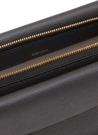 Detail View - Click To Enlarge - VALEXTRA - ‘Borsa Trio’ Millepunte Calfskin Leather Crossbody Bag