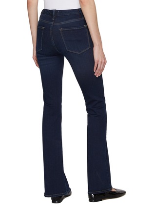 Back View - Click To Enlarge - FRAME - ‘Le Mini Boot’ Pintuck Front Seam Boot Leg Jeans