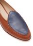 Detail View - Click To Enlarge - BAUDOIN & LANGE - ‘Sagan Plain’ Bicolour Low Vamp Leather Loafers