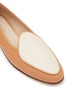 Detail View - Click To Enlarge - BAUDOIN & LANGE - ‘Sagan Plain’ Bicolour Low Vamp Leather Loafers