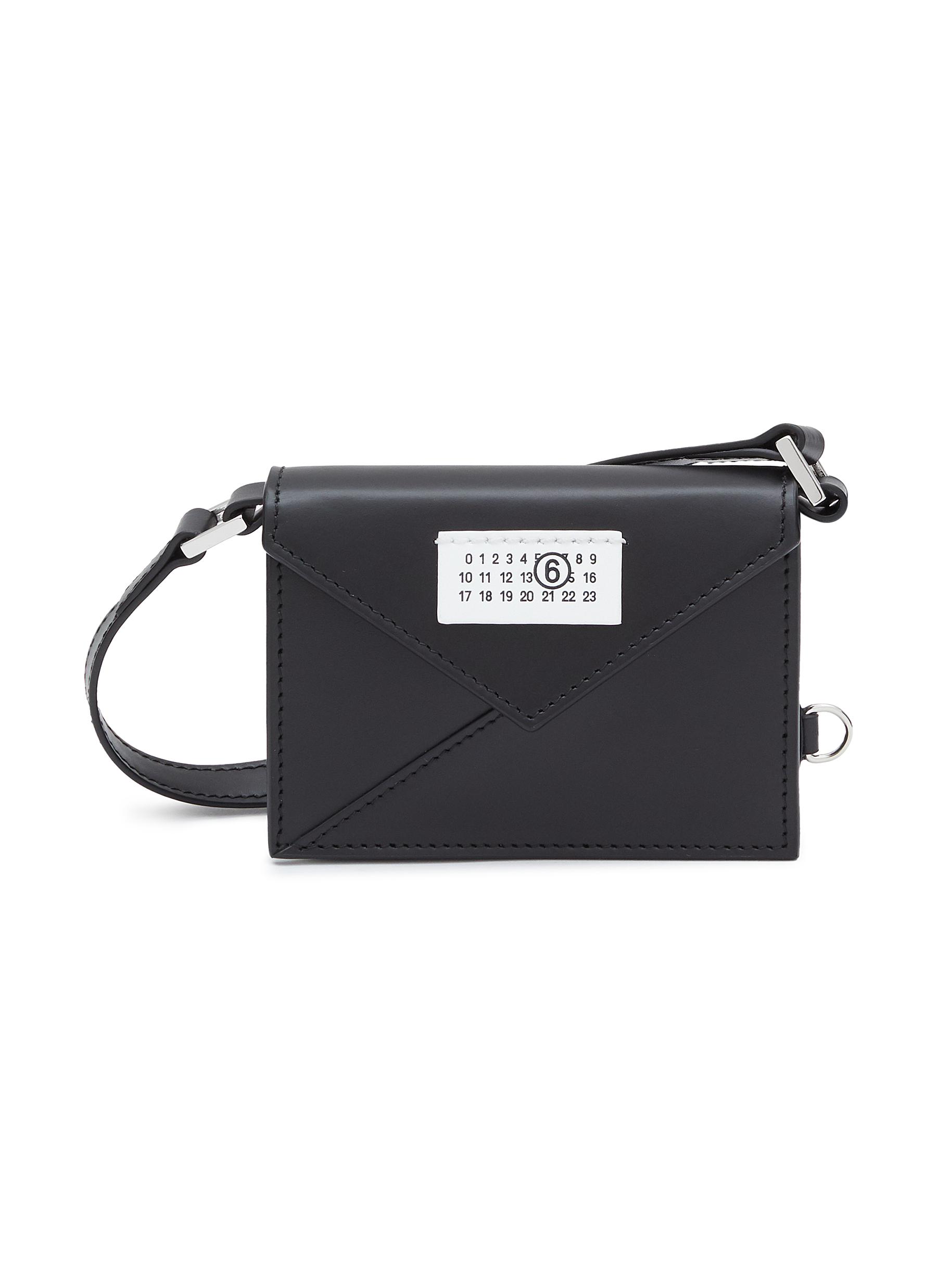 MM6 MAISON MARGIELA | Japanese 6 Leather Mini Envelope Crossbody